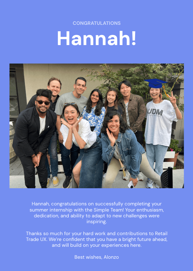 Thank-you note from a Coinbase teammate 2