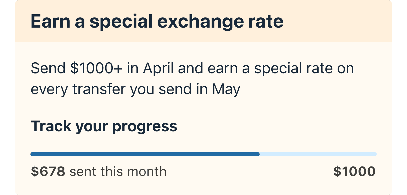 Iteration 2: earn a special exchange rate card