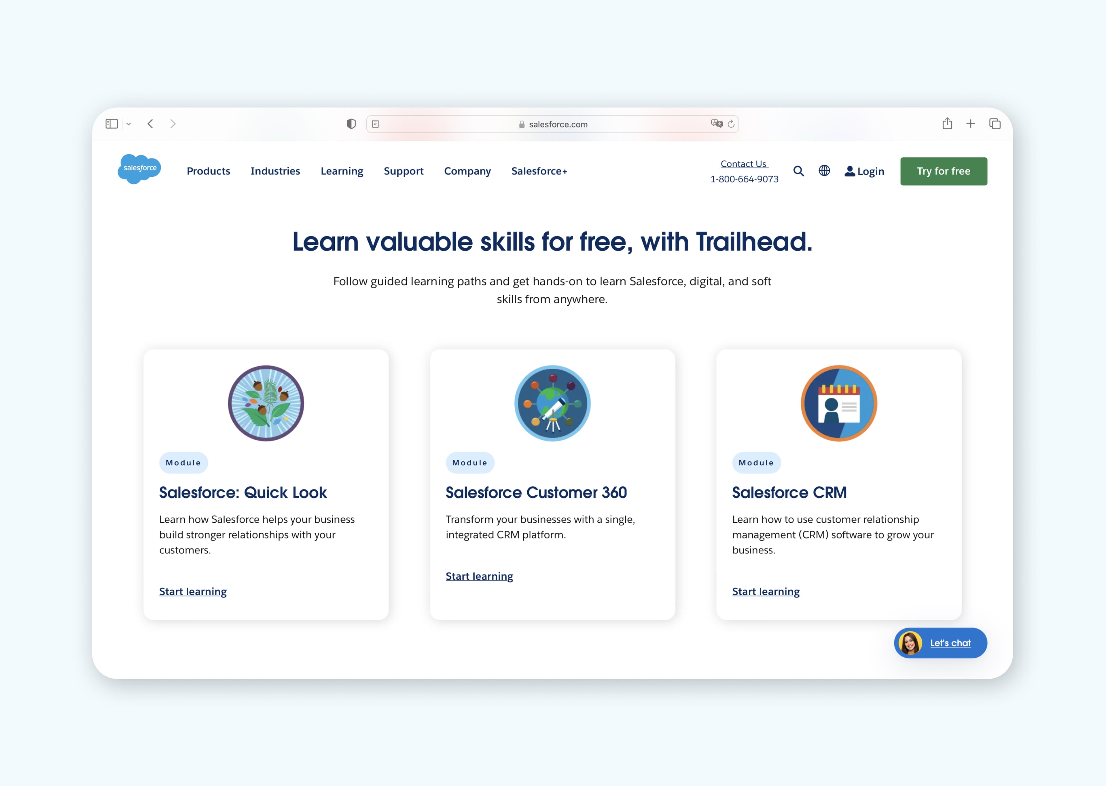 Trailhead Integration at Salesforce