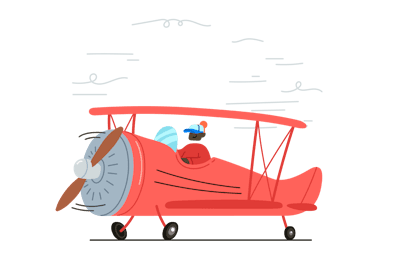 Illustration of a plane